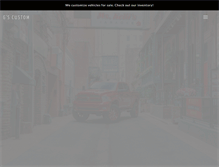 Tablet Screenshot of gscustomautomotive.com